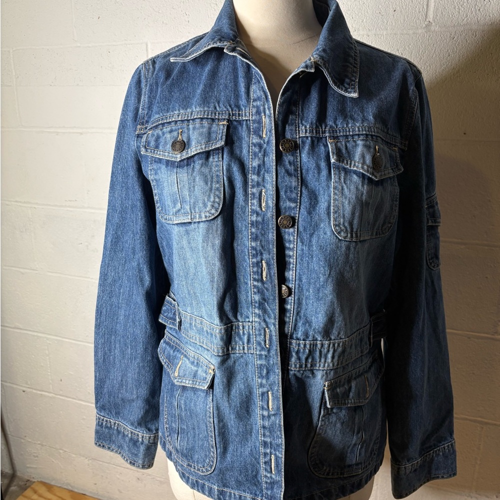 Liz Claiborne Blue Denim Jean Jacket